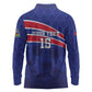 Custom Haiti Football Long Sleeve Polo Shirt Go Champions Les Grenadiers - African Pride