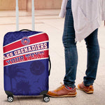 Custom Haiti Football Luggage Cover Go Champions Les Grenadiers - African Pride
