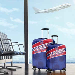 Custom Haiti Football Luggage Cover Go Champions Les Grenadiers - African Pride