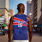 Custom Haiti Football Men Tank Top Go Champions Les Grenadiers - African Pride