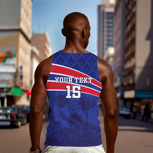 Custom Haiti Football Men Tank Top Go Champions Les Grenadiers - African Pride