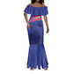 Custom Haiti Football Mermaid Dress Go Champions Les Grenadiers - African Pride