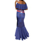 Custom Haiti Football Mermaid Dress Go Champions Les Grenadiers - African Pride