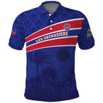 Custom Haiti Football Polo Shirt Go Champions Les Grenadiers - African Pride