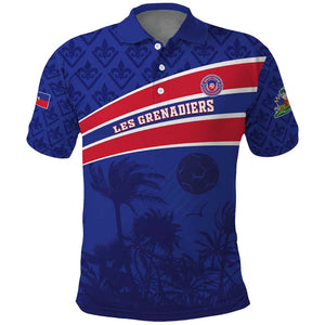 Custom Haiti Football Polo Shirt Go Champions Les Grenadiers - African Pride