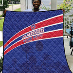 Custom Haiti Football Quilt Go Champions Les Grenadiers - African Pride
