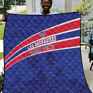 Custom Haiti Football Quilt Go Champions Les Grenadiers - African Pride
