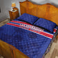 Custom Haiti Football Quilt Bed Set Go Champions Les Grenadiers - African Pride