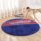 Custom Haiti Football Round Carpet Go Champions Les Grenadiers - African Pride