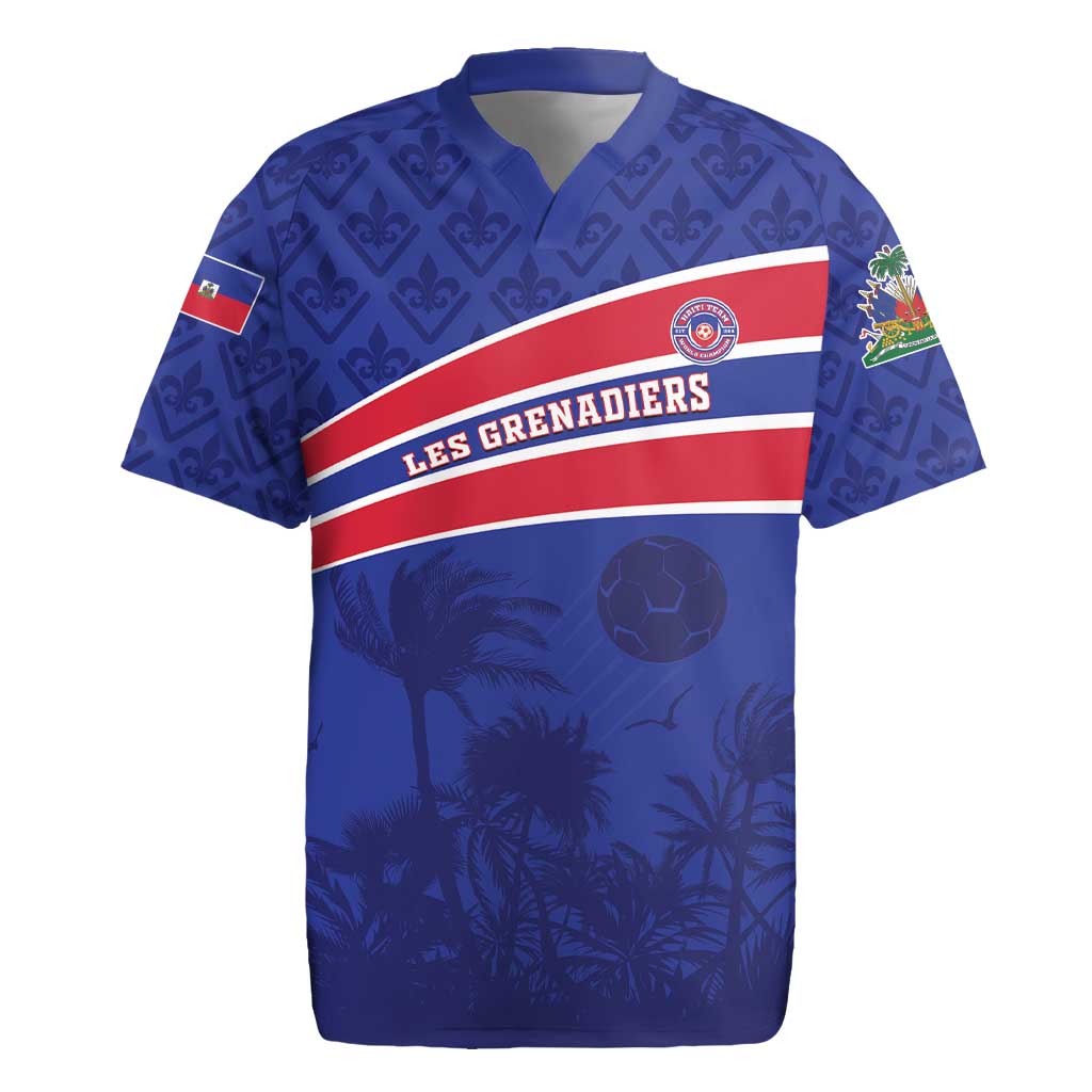 Custom Haiti Football Rugby Jersey Go Champions Les Grenadiers - African Pride