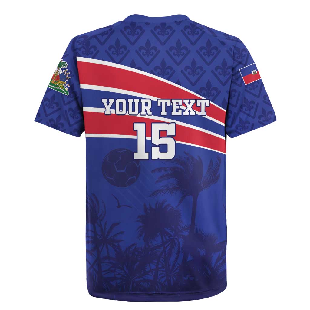 Custom Haiti Football Rugby Jersey Go Champions Les Grenadiers - African Pride