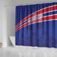 Custom Haiti Football Shower Curtain Go Champions Les Grenadiers - African Pride