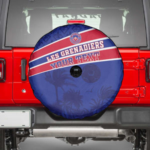 Custom Haiti Football Spare Tire Cover Go Champions Les Grenadiers - African Pride