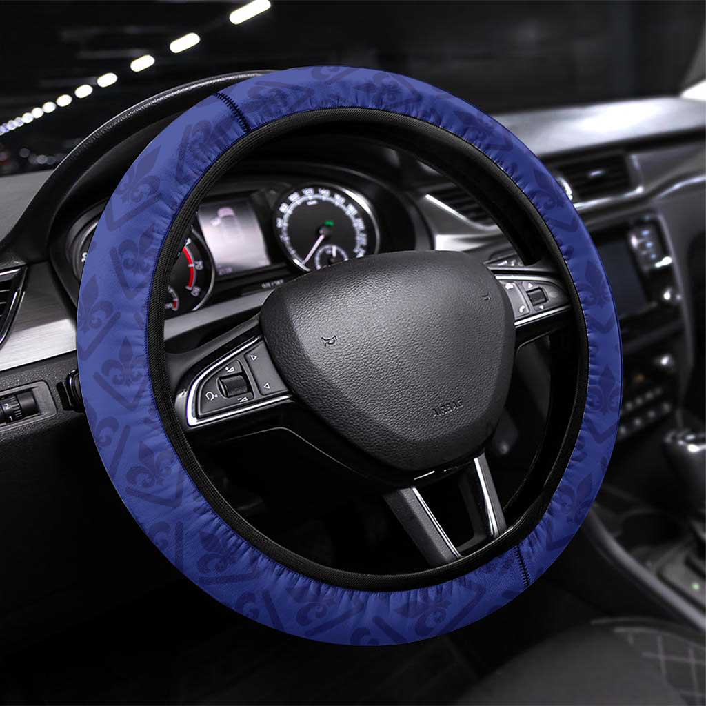 Haiti Football Steering Wheel Cover Go Champions Les Grenadiers - African Pride