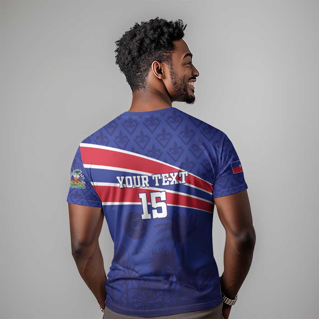 Custom Haiti Football T shirt Go Champions Les Grenadiers - African Pride