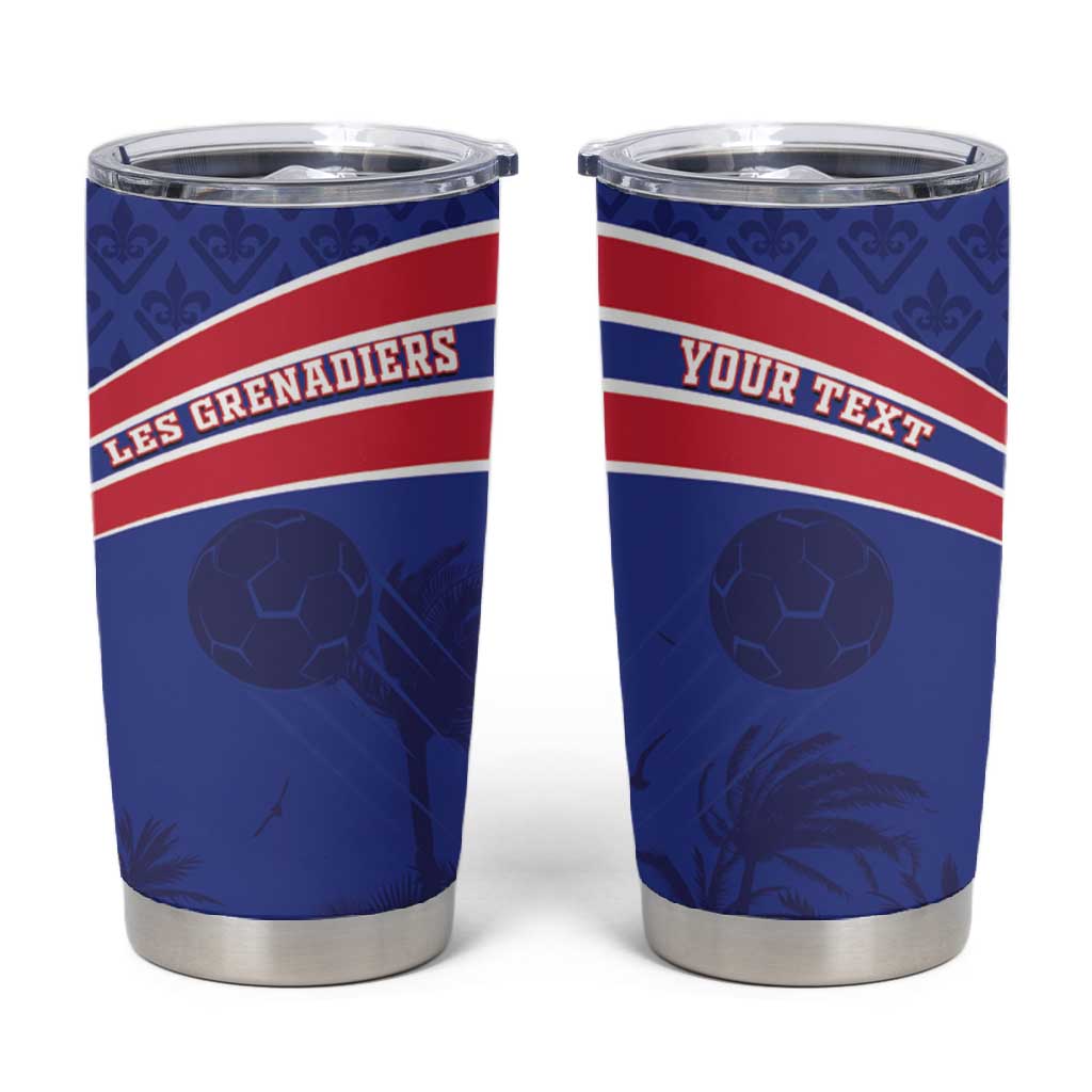 Custom Haiti Football Tumbler Cup Go Champions Les Grenadiers - undefined