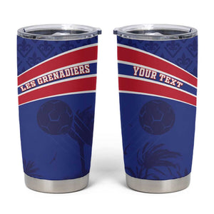 Custom Haiti Football Tumbler Cup Go Champions Les Grenadiers - undefined