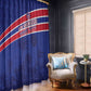 Custom Haiti Football Window Curtain Go Champions Les Grenadiers - African Pride