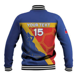 Custom Haiti Football Baseball Jacket Neg Marron - Road To World Cup 2026 - African Pride