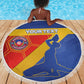 Custom Haiti Football Beach Blanket Neg Marron - Road To World Cup 2026 - African Pride