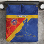 Custom Haiti Football Bedding Set Neg Marron - Road To World Cup 2026 - African Pride