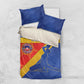Custom Haiti Football Bedding Set Neg Marron - Road To World Cup 2026 - African Pride