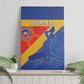 Custom Haiti Football Canvas Wall Art Neg Marron - Road To World Cup 2026 - African Pride