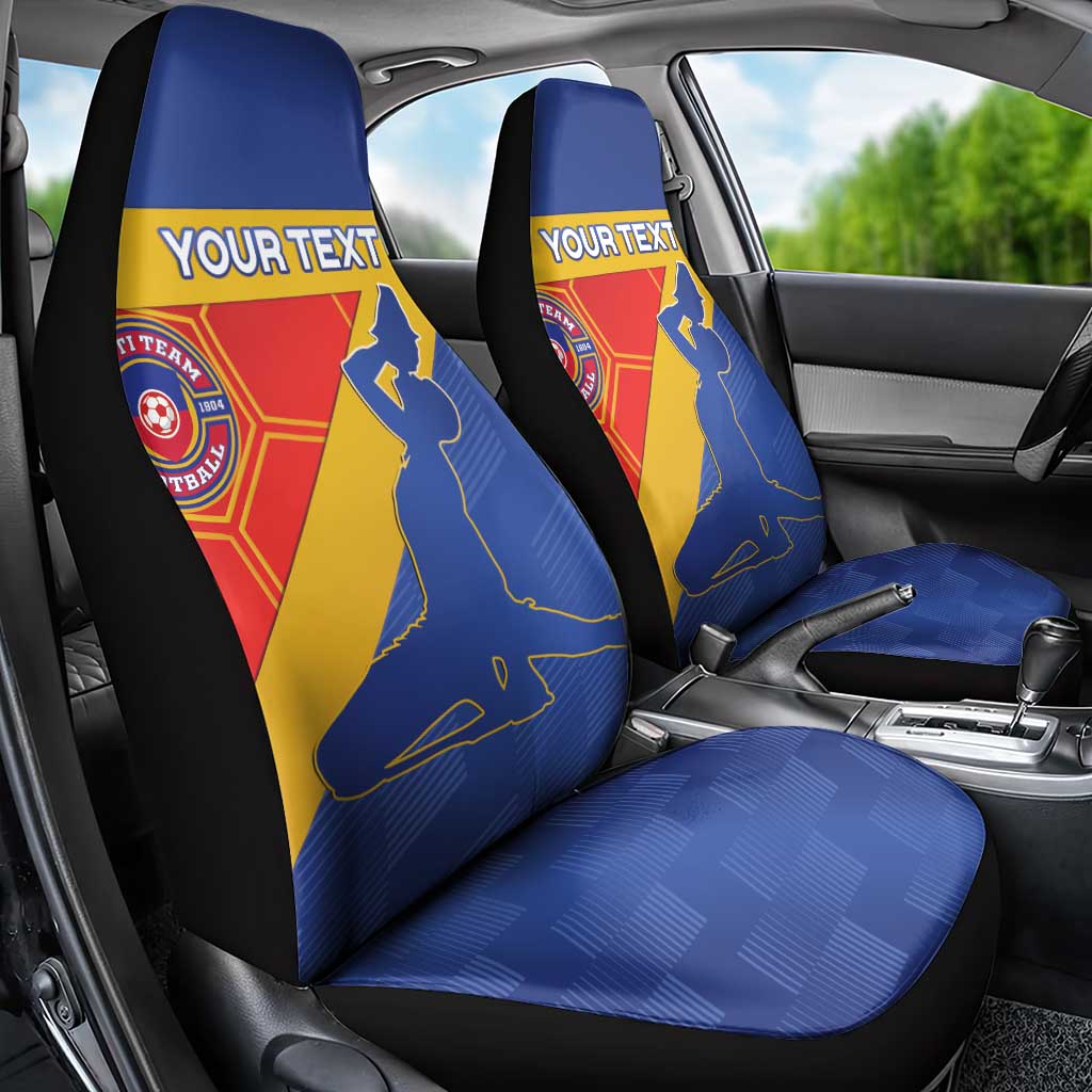 Custom Haiti Football Car Seat Cover Neg Marron - Road To World Cup 2026 - African Pride