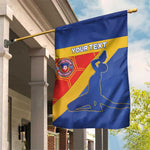 Custom Haiti Football Garden Flag Neg Marron - Road To World Cup 2026 - African Pride