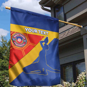 Custom Haiti Football Garden Flag Neg Marron - Road To World Cup 2026 - African Pride