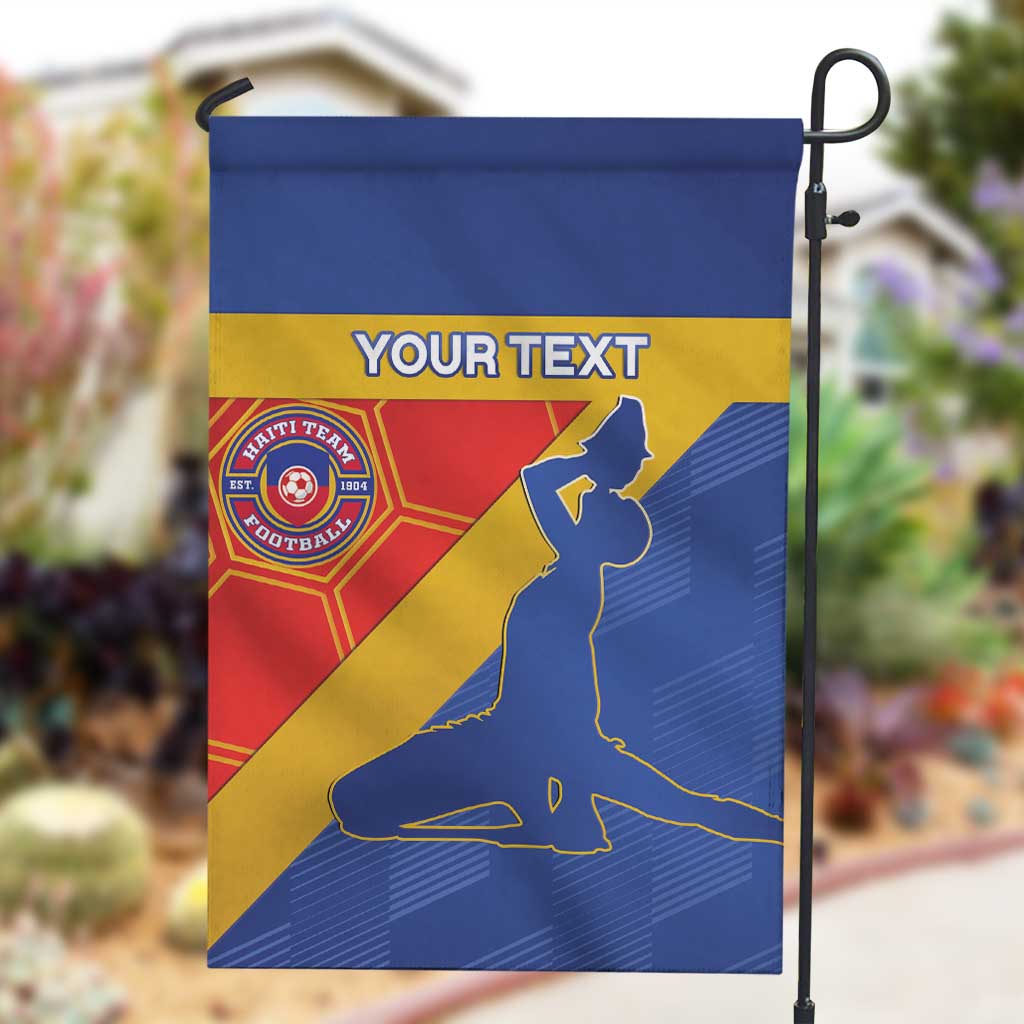 Custom Haiti Football Garden Flag Neg Marron - Road To World Cup 2026 - African Pride