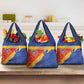 Custom Haiti Football Grocery Bag Neg Marron - Road To World Cup 2026 - African Pride