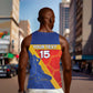Custom Haiti Football Men Tank Top Neg Marron - Road To World Cup 2026 - African Pride