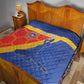 Custom Haiti Football Quilt Neg Marron - Road To World Cup 2026 - African Pride