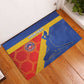 Custom Haiti Football Rubber Doormat Neg Marron - Road To World Cup 2026 - African Pride
