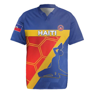 Custom Haiti Football Rugby Jersey Neg Marron - Road To World Cup 2026 - African Pride