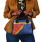 Custom Haiti Football Shoulder Handbag Neg Marron - Road To World Cup 2026 - African Pride