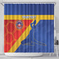 Custom Haiti Football Shower Curtain Neg Marron - Road To World Cup 2026 - African Pride