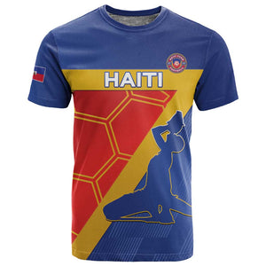 Custom Haiti Football T shirt Neg Marron - Road To World Cup 2026 - African Pride