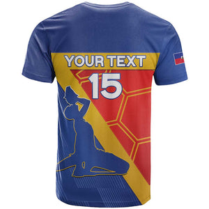 Custom Haiti Football T shirt Neg Marron - Road To World Cup 2026 - African Pride