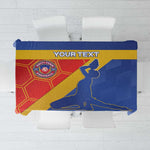 Custom Haiti Football Tablecloth Neg Marron - Road To World Cup 2026 - African Pride