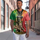 Personalised Afro Ethiopia Baseball Jersey Lion Of Judah - African Pattern