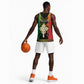 Personalised Afro Ethiopia Basketball Jersey Lion Of Judah - African Pattern - African Pride