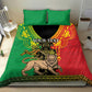 Personalised Afro Ethiopia Bedding Set Lion Of Judah - African Pattern