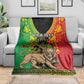 Personalised Afro Ethiopia Blanket Lion Of Judah - African Pattern