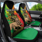 Personalised Afro Ethiopia Car Seat Cover Lion Of Judah - African Pattern