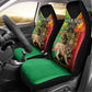 Personalised Afro Ethiopia Car Seat Cover Lion Of Judah - African Pattern