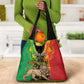 Personalised Afro Ethiopia Grocery Bag Lion Of Judah - African Pattern