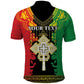 Personalised Afro Ethiopia Polo Shirt Lion Of Judah - African Pattern
