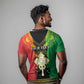 Personalised Afro Ethiopia T shirt Lion Of Judah - African Pattern